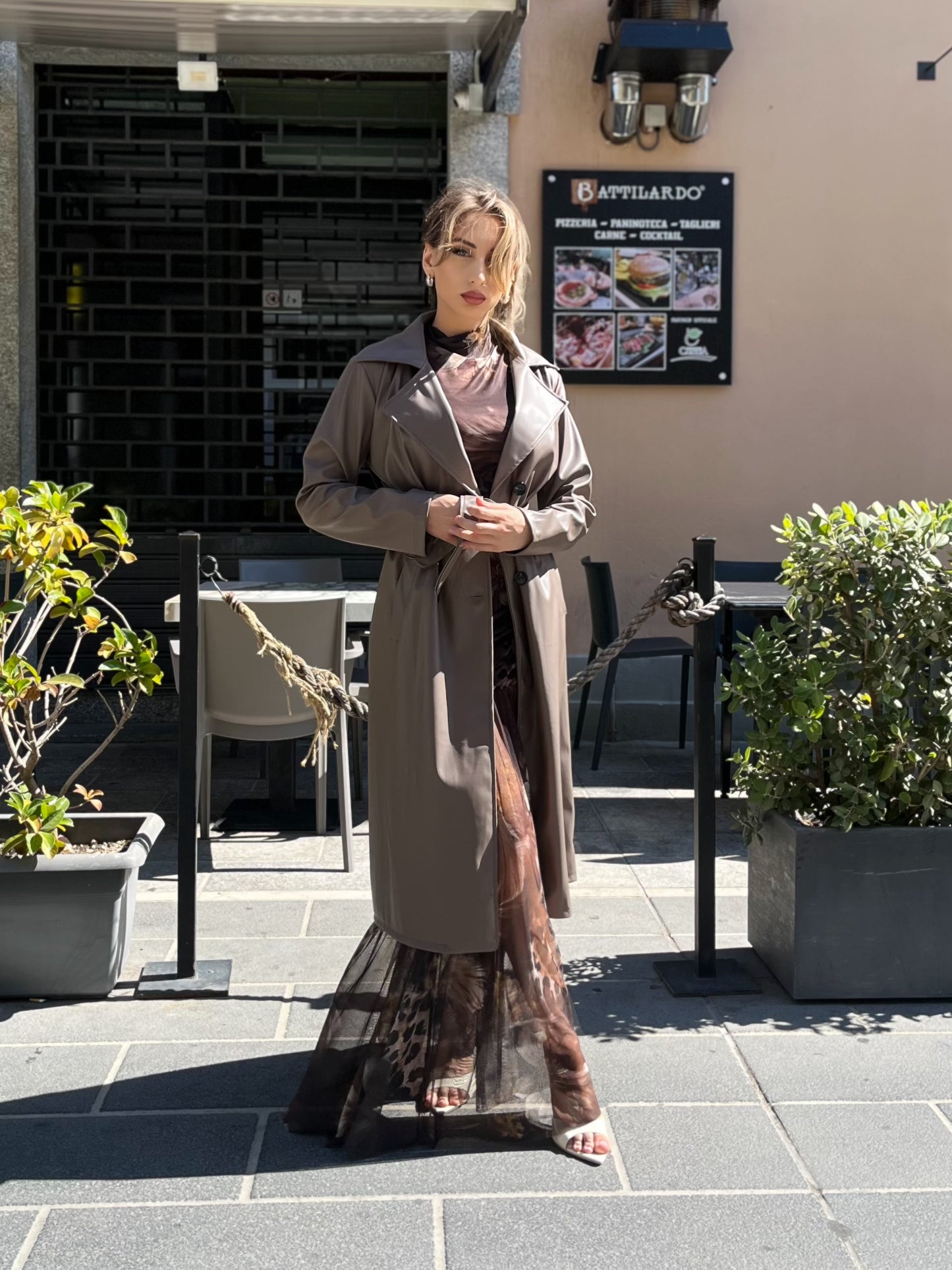 Trench Eco lungo fango