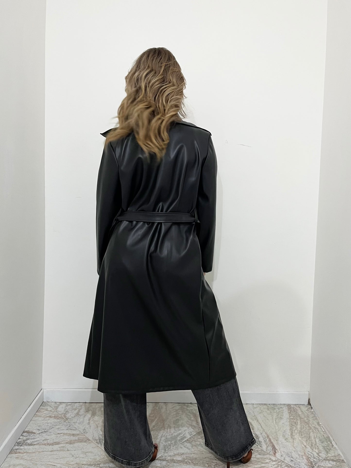 Trench Eco lungo black