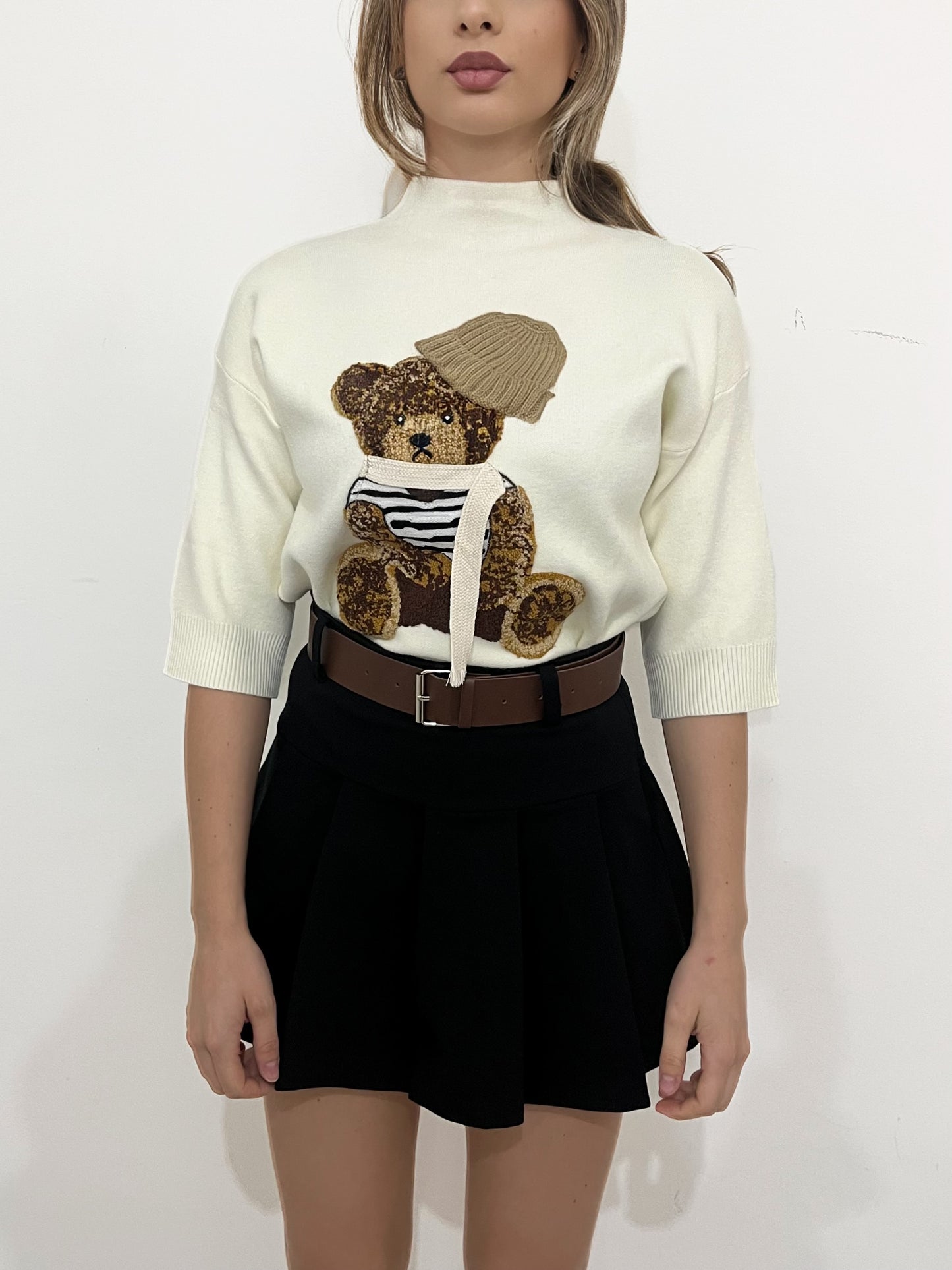 Pull My Teddy bianco