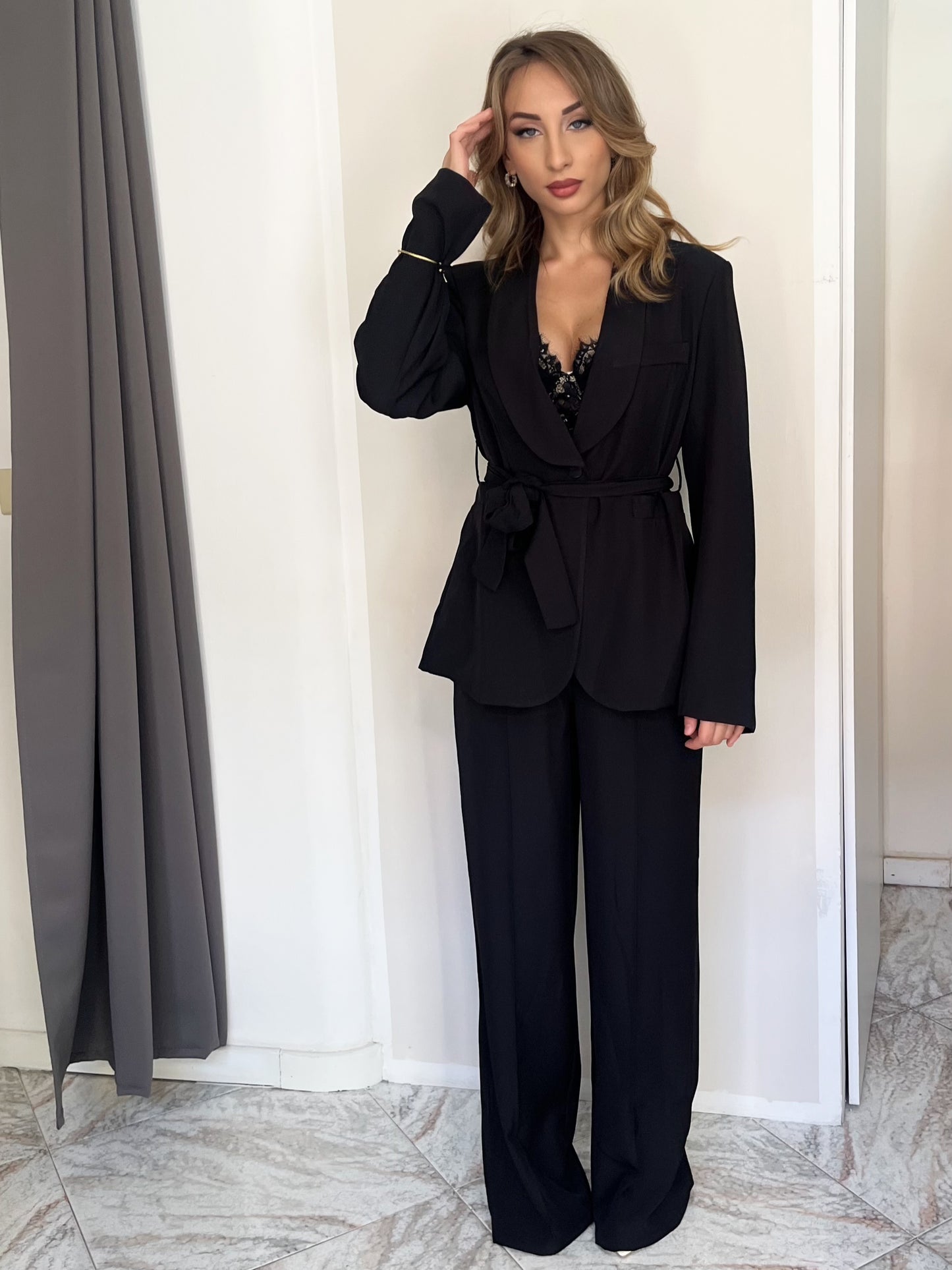 Tailleur Fiocchetto black