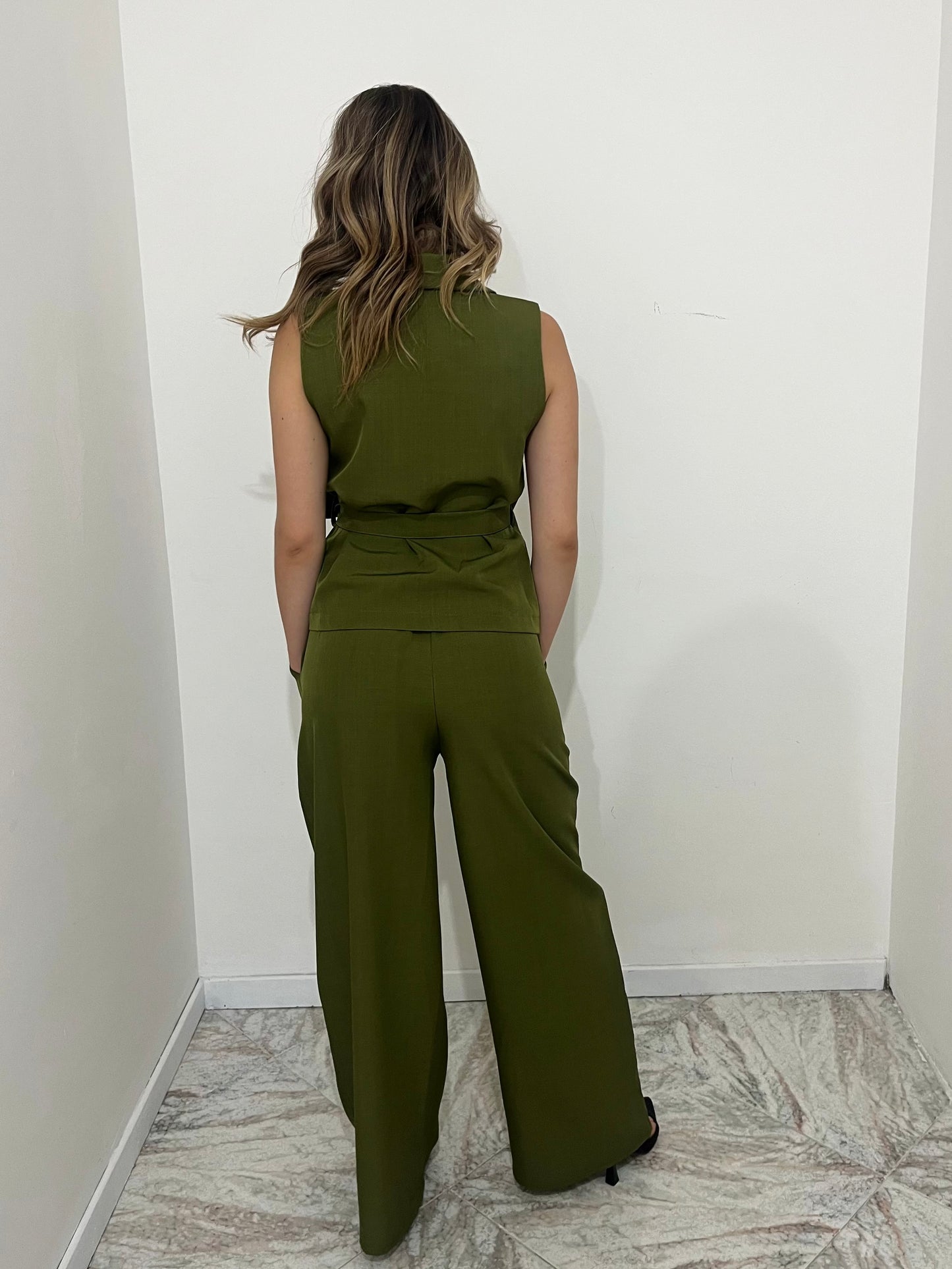 Tailleur Gilet oliva